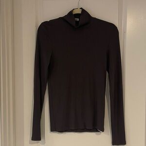 Wilfred Deep Gray Ribbed Sweater